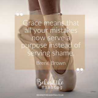 Grace means that all your mistakes now serve a purpose instead of serving shame.